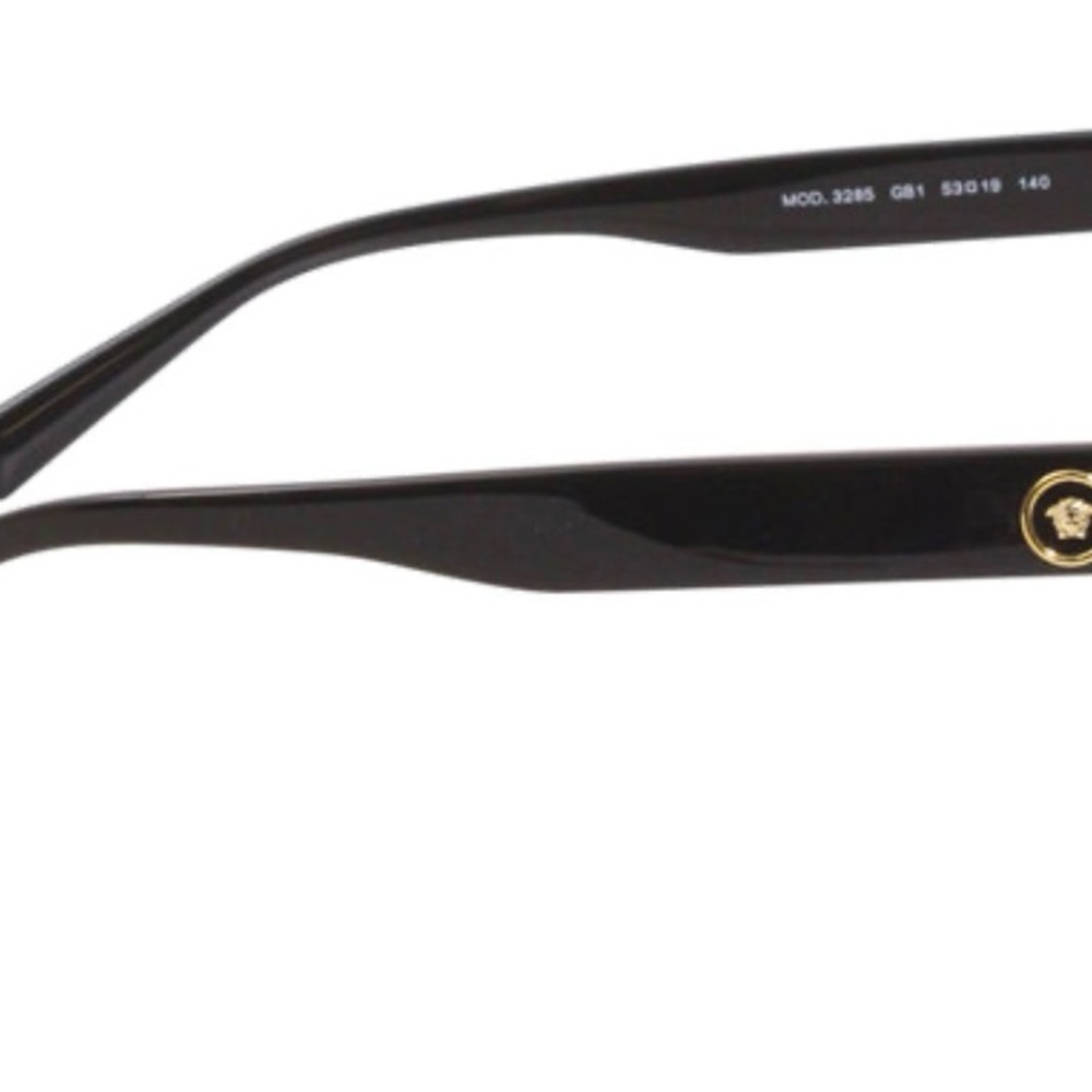 New VERSACE Eyeglass Frames 3285 Black Unisex 55mm - Picture 7 of 8